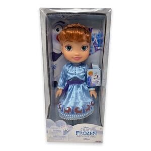 Disney Olaf Frozen Adventure Holiday Anna Doll 14" Tall Ages 3+ (2017)